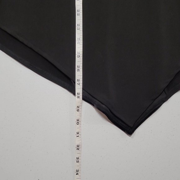 Alfani Asymmetrical Hem Women Plus Size PL Black Black Velvet Petite Large - Picture 6 of 10